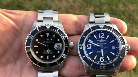 rolex submariner vs breitling superocean